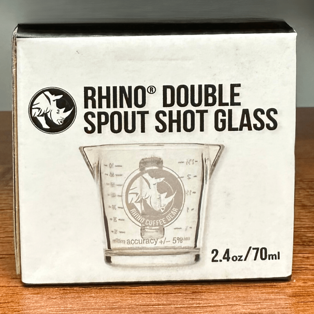 Double Spout Shot Glass - 2.4oz - Passport Coffee & Tea - Shop