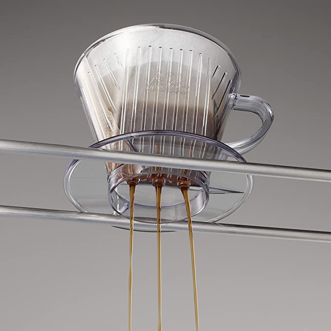 Kalita Style 102 Coffee Dripper - Clear Plastic - Passport Coffee & Tea - Shop