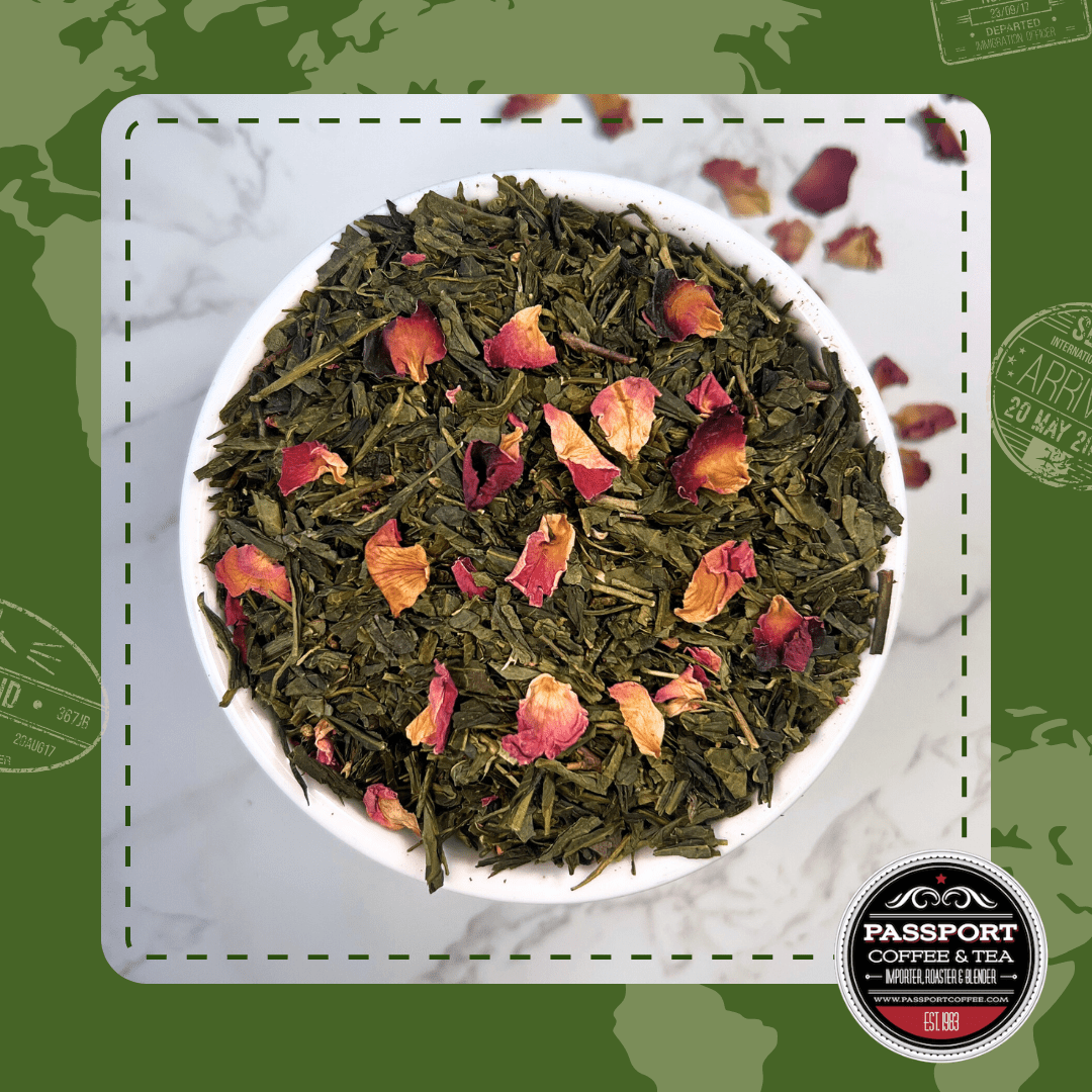 Mediterranean Pomegranate Green Tea – Passport Coffee & Tea - Shop