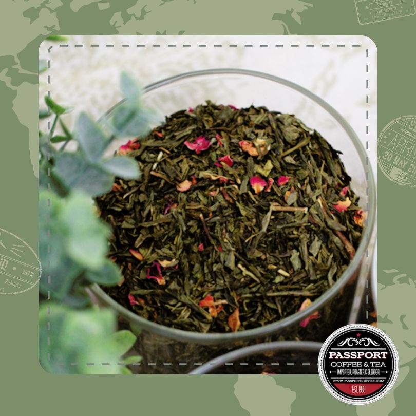 Mediterranean Pomegranate Green Tea - Passport Coffee & Tea - Shop