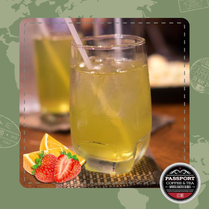 Strawberry Orange Green Tea - Passport Coffee & Tea - Shop