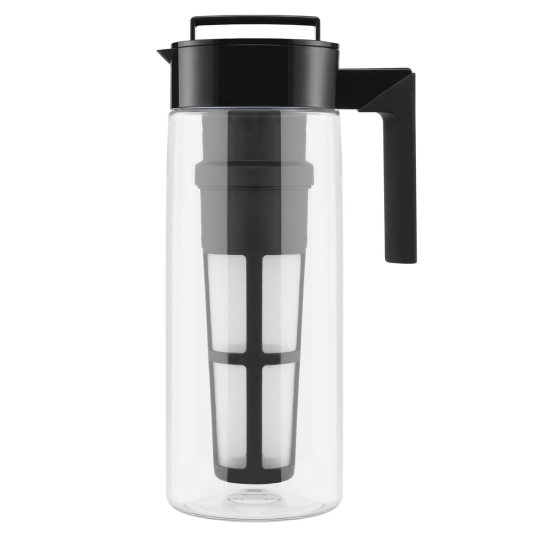Tea Pitcher - Flash Brew, 2 Qt, Black - Passport Coffee & Tea - Shop
