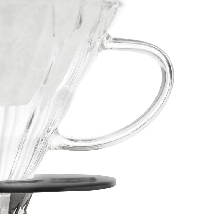 Yama Glass Cone Coffee Dripper - Black - Passport Coffee & Tea - Shop