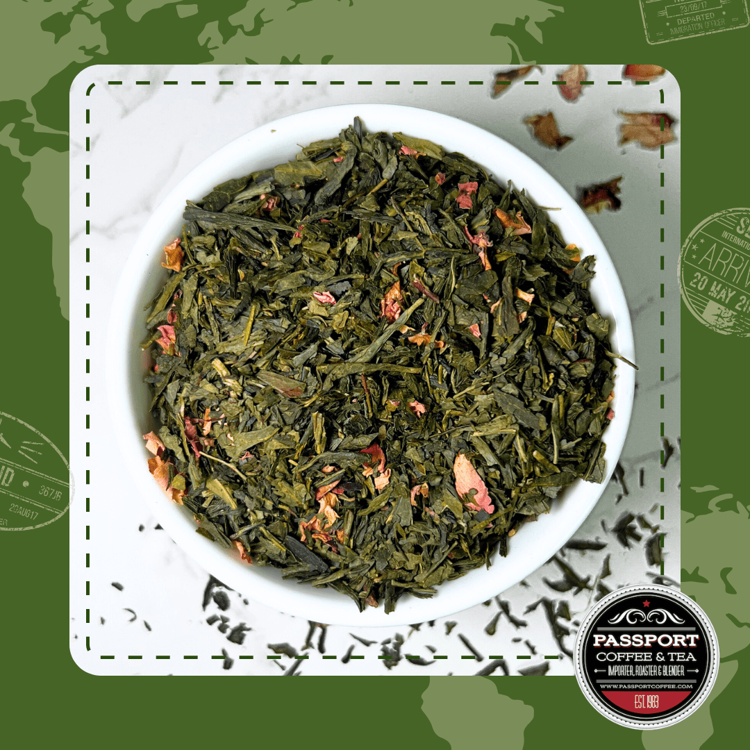 Blueberry Pomegranate Green Tea - Passport Coffee & Tea - Shop