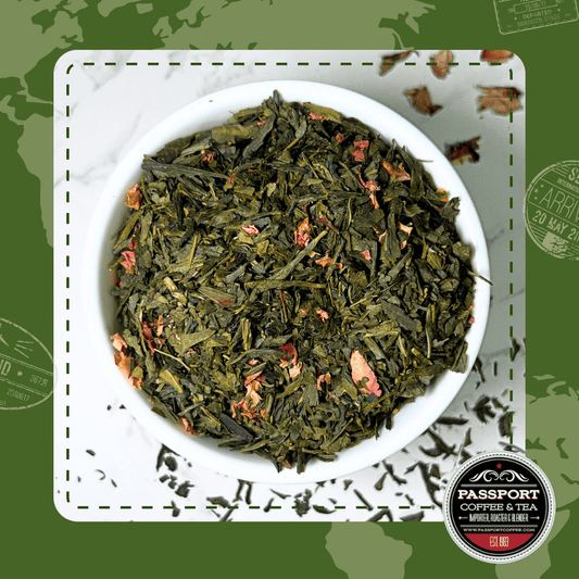 Blueberry Pomegranate Green Tea - Passport Coffee & Tea - Shop