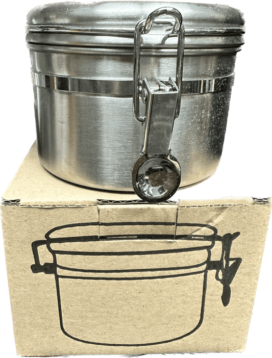 Canister with Stainless Steel Lid - Passport Coffee & Tea - Shop