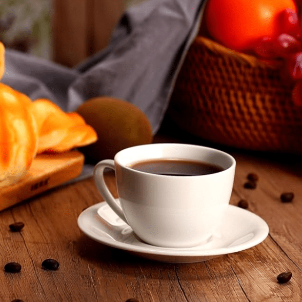Cups - Cappuccino Cup and Saucer - Set of 2 - Passport Coffee & Tea - Shop