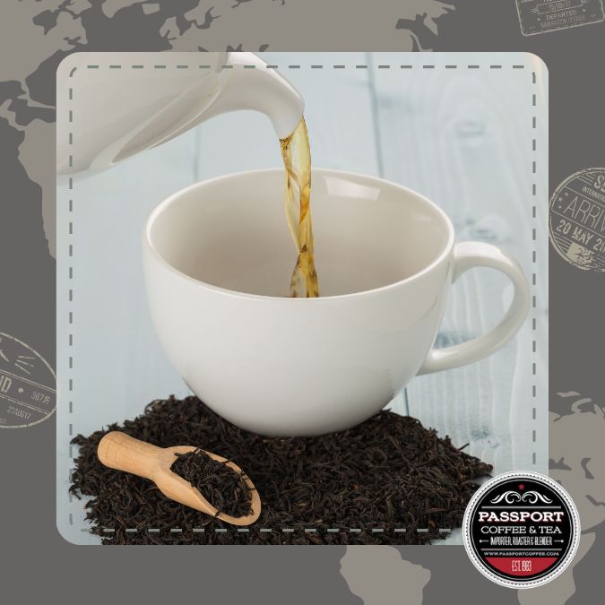 Deblance Tea Decaf Strawberry Shortcake Black Tea – Passport Coffee & Tea - Shop