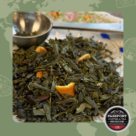 Desert Orange Sencha Green Tea - Passport Coffee & Tea - Shop