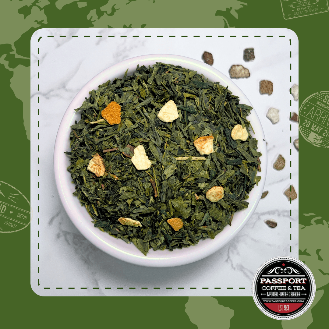 Desert Orange Sencha Green Tea - Passport Coffee & Tea - Shop