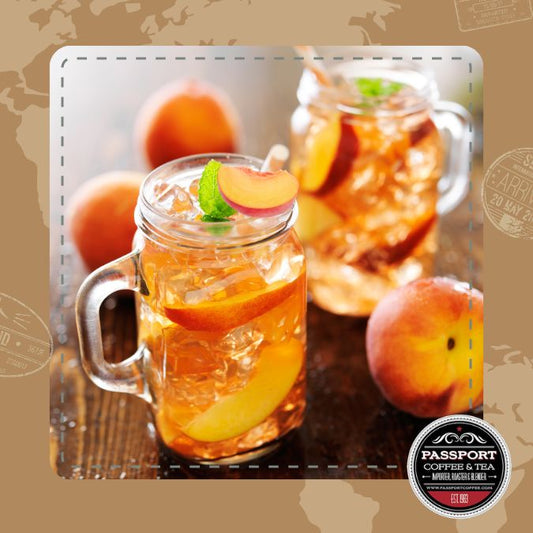 Fresh Peach Black Tea - Passport Coffee & Tea - Shop