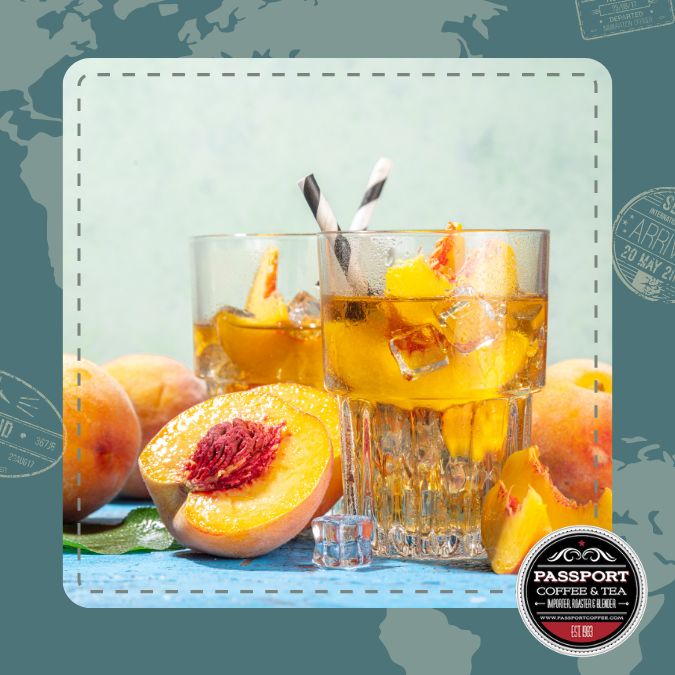 Fresh Peach White Tea - Passport Coffee & Tea - Shop