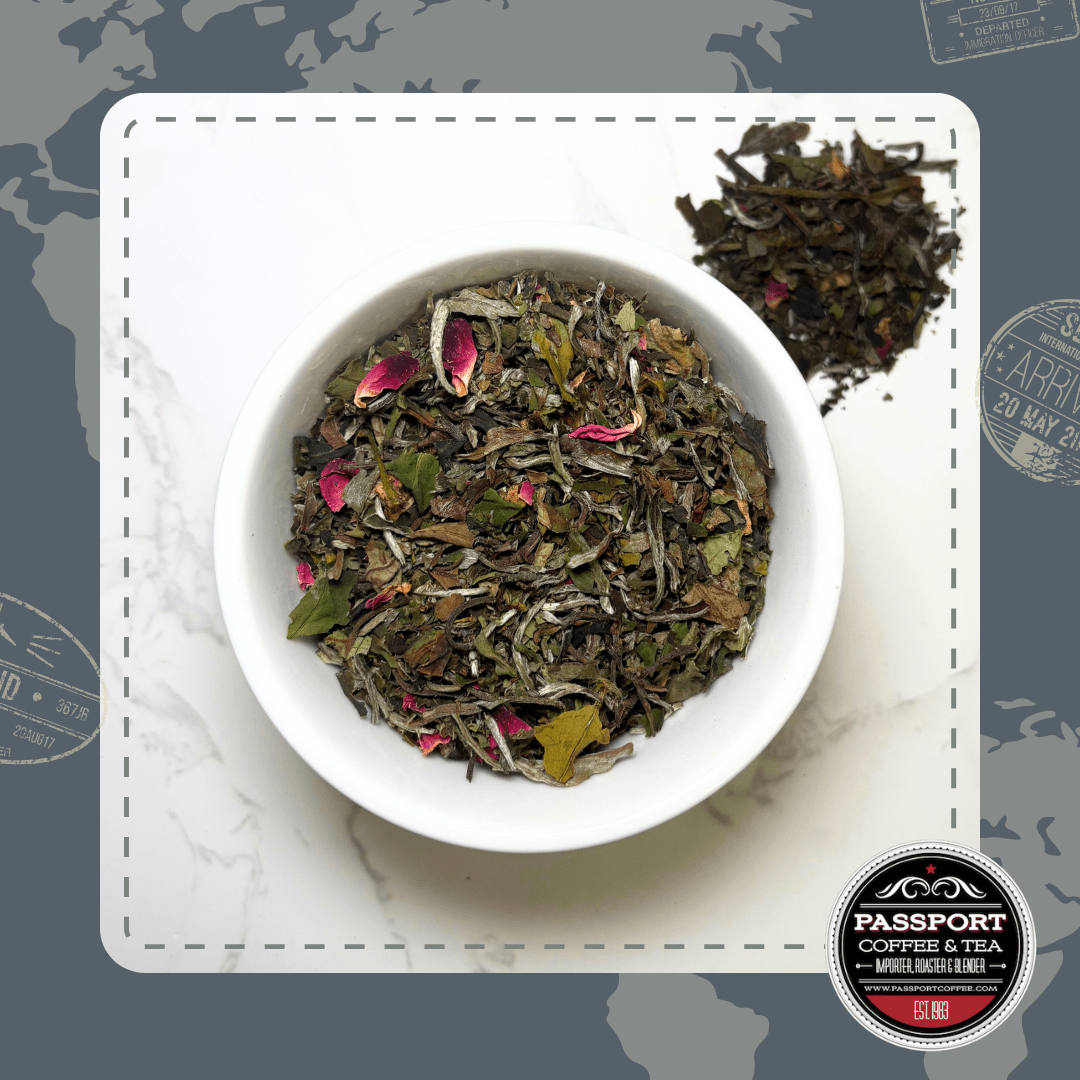 Fresh Peach White Tea - Passport Coffee & Tea - Shop