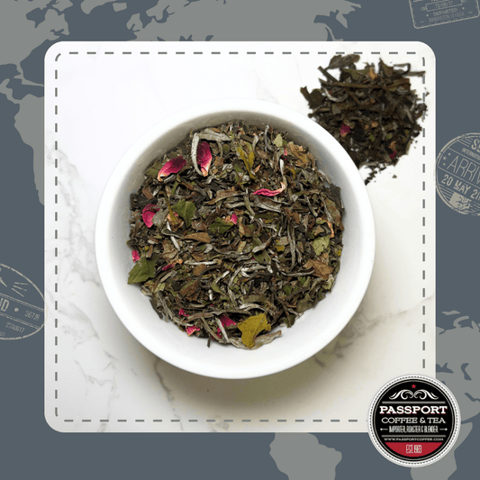 Fresh Peach White Tea - Passport Coffee & Tea - Shop