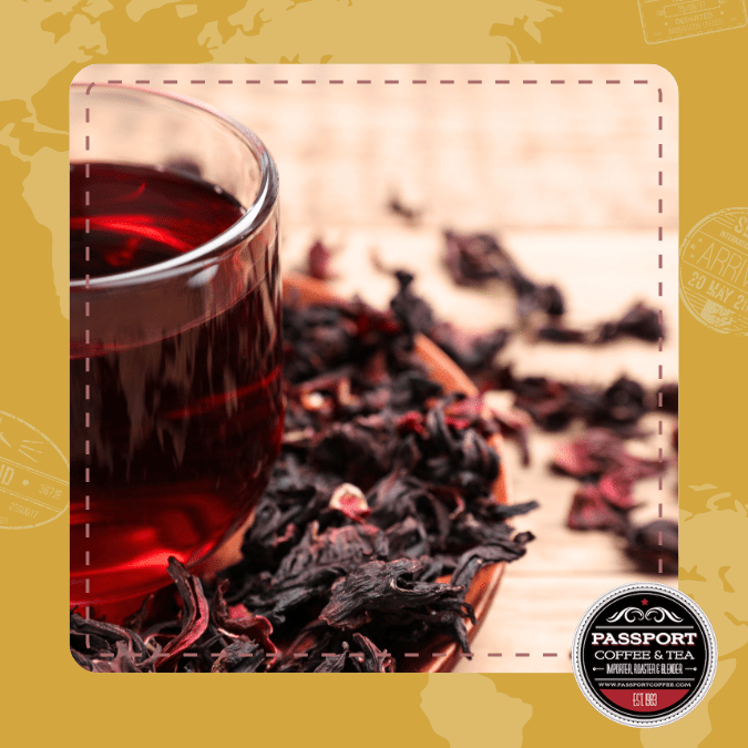 Hibiscus Flower Herbal Tea - Passport Coffee & Tea - Shop