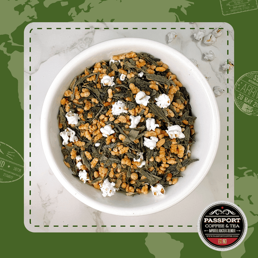Japanese Genmaicha Green Tea - Passport Coffee & Tea - Shop