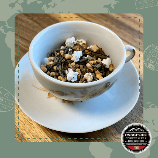 Japanese Genmaicha Green Tea - Passport Coffee & Tea - Shop