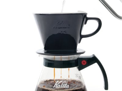 Kalita Style 102 Ceramic Coffee Dripper - Black - Passport Coffee & Tea - Shop