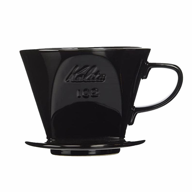 Kalita Style 102 Ceramic Coffee Dripper - Black - Passport Coffee & Tea - Shop