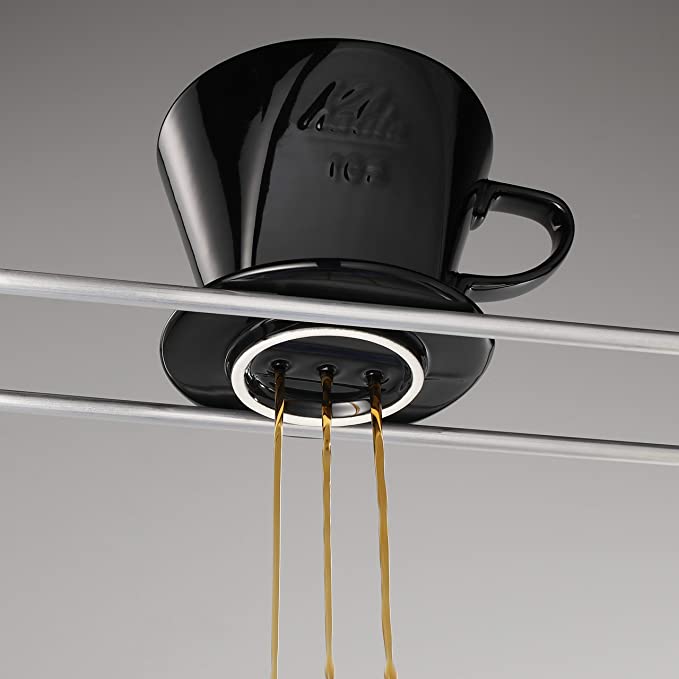 Kalita Style 102 Ceramic Coffee Dripper - Black - Passport Coffee & Tea - Shop