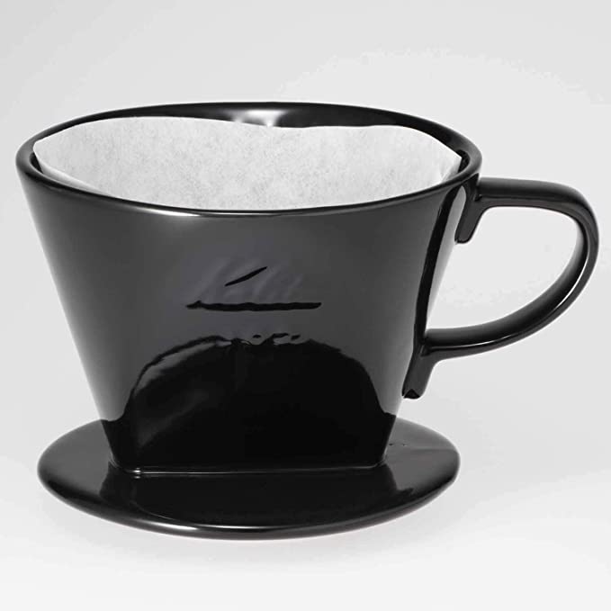 Kalita Style 102 Ceramic Coffee Dripper - Black - Passport Coffee & Tea - Shop