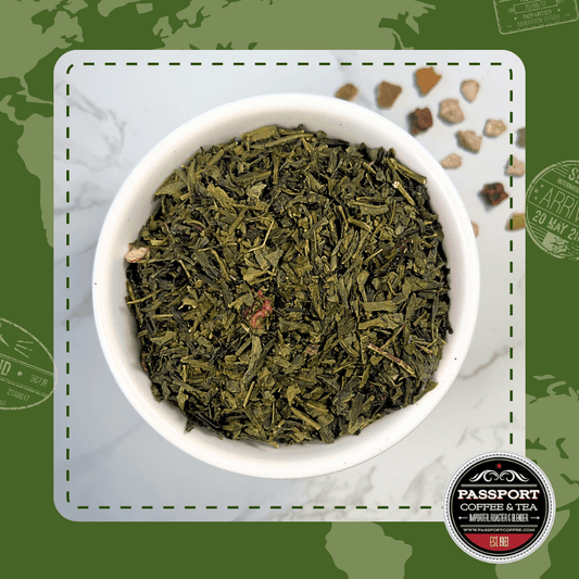 Kiwi Strawberry Green Tea - Passport Coffee & Tea - Shop