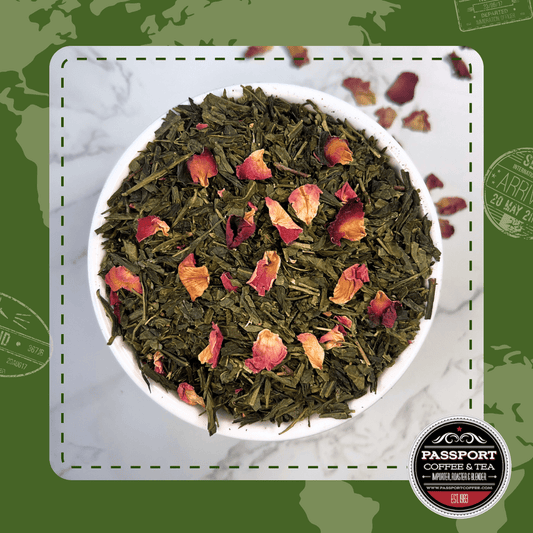 Mediterranean Pomegranate Green Tea - Passport Coffee & Tea - Shop