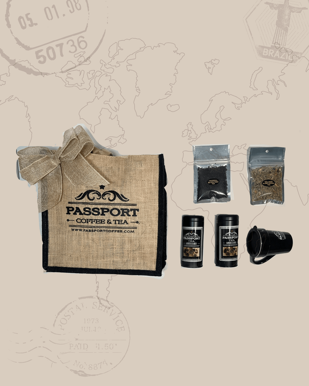 Passport Gift Bags - Traveler's Tea - Passport Coffee & Tea - Shop