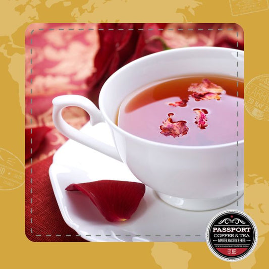 Rose Petals Herbal Tea - Passport Coffee & Tea - Shop