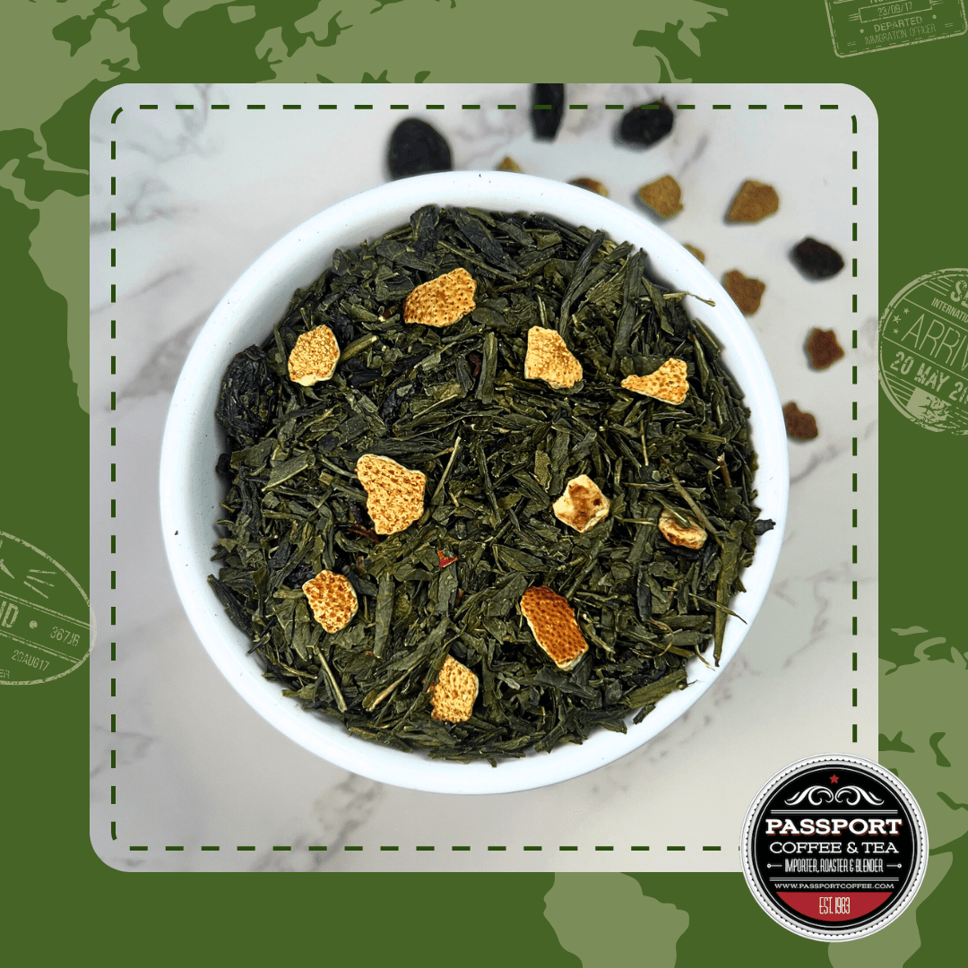 Strawberry Orange Green Tea - Passport Coffee & Tea - Shop
