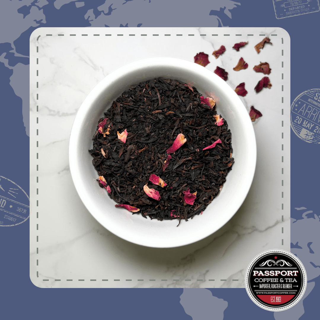 Strawberry Peach Black Tea - Passport Coffee & Tea - Shop