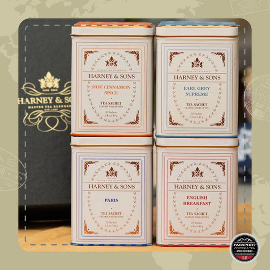 Tea Sachets in Tins - Passport Coffee & Tea - Shop