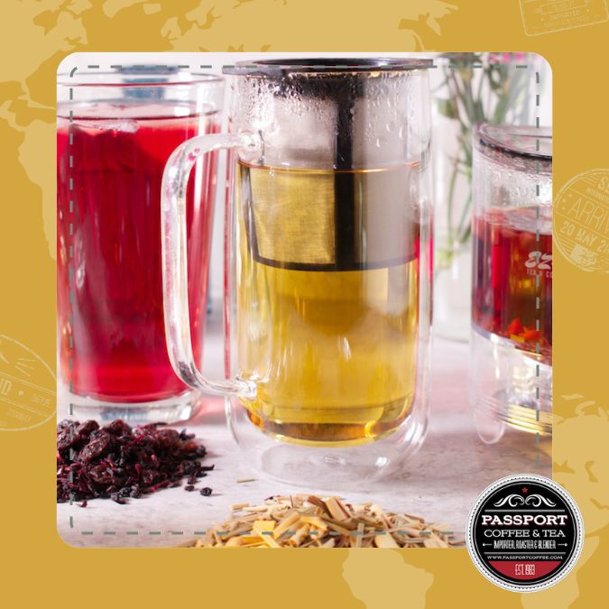 Vanilla Lemongrass Herbal Tea - Passport Coffee & Tea - Shop