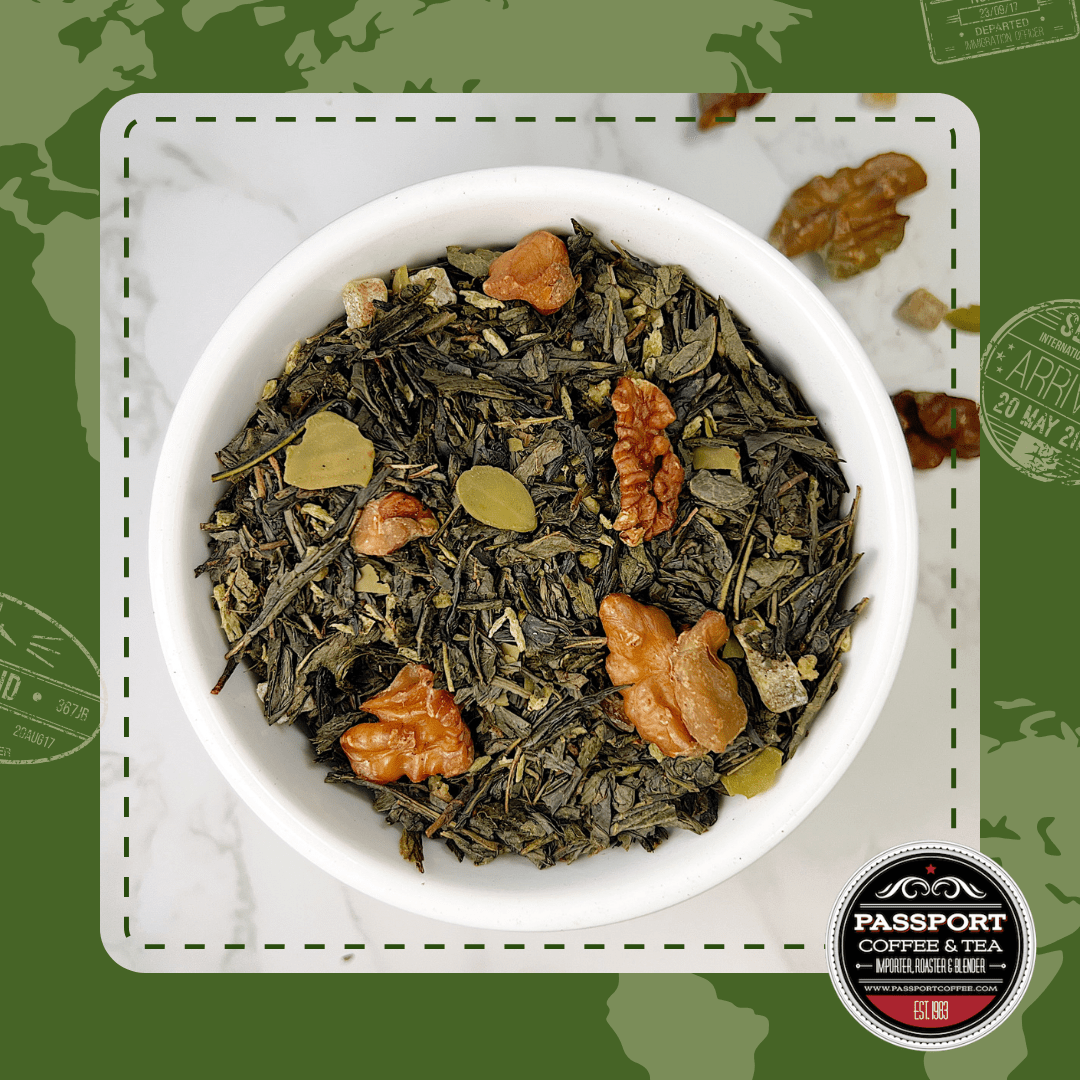 Walnut Green Tea - Passport Coffee & Tea - Shop