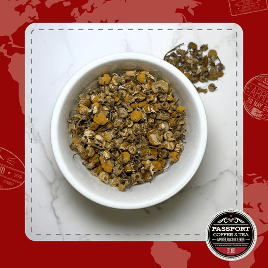Whole Chamomile Herbal Tea - Passport Coffee & Tea - Shop