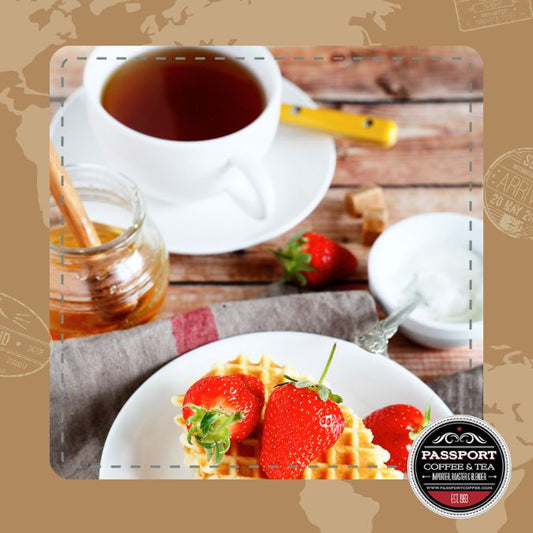 Wild Strawberry Black Tea - Passport Coffee & Tea - Shop