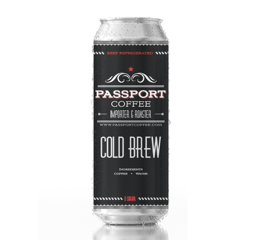 Canned Cold Brew Passport Coffee